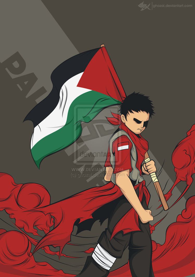 Featured image of post Gambar Bendera Palestina Dan Indonesia Kartun