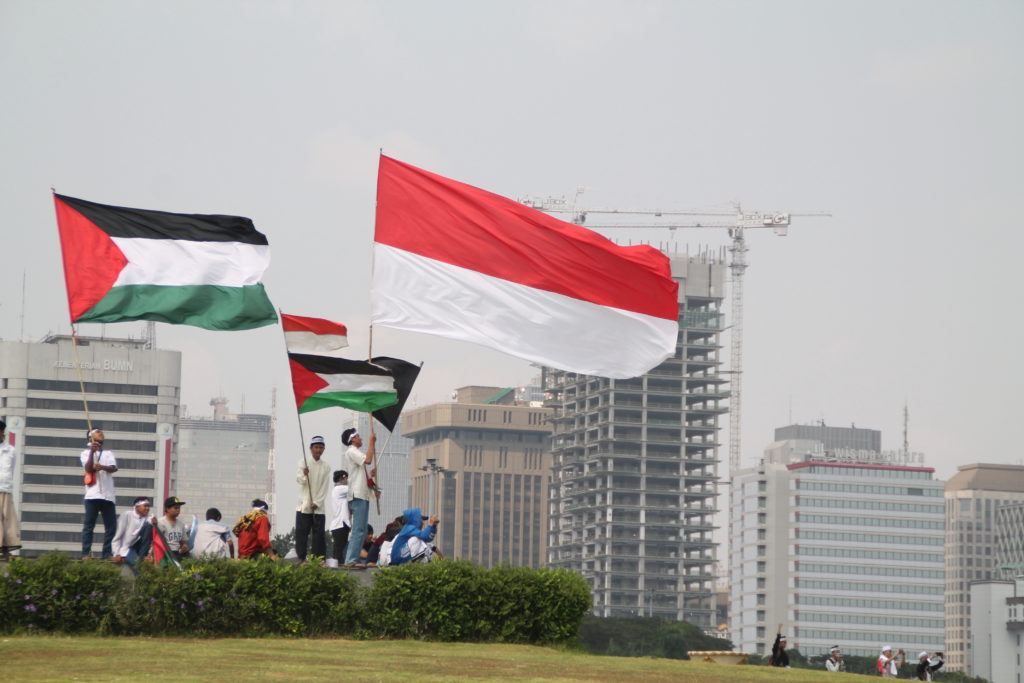 images Gambar Bendera Palestina Dan Indonesia Bersatu