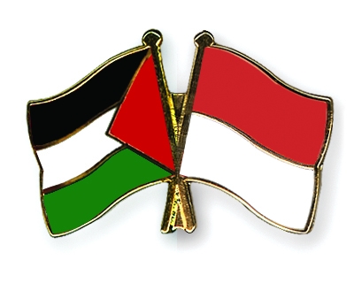 images Gambar Bendera Palestina Dan Indonesia Kartun