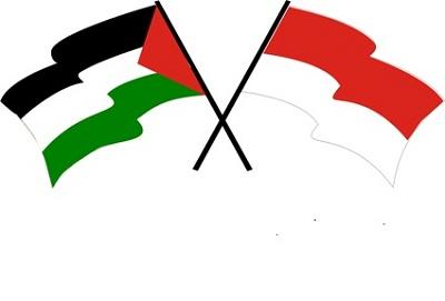 pix Gambar Bendera Palestina Dan Indonesia