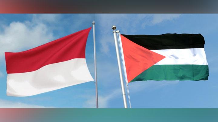 images Gambar Bendera Palestina Dan Indonesia