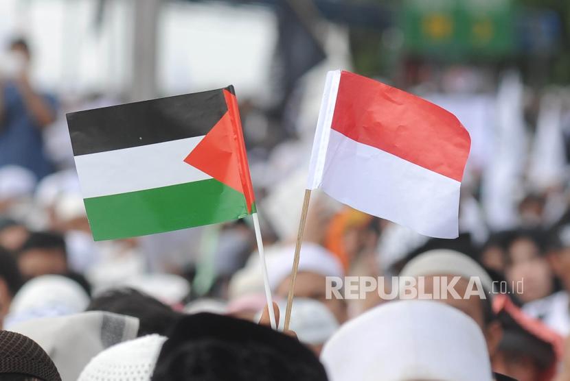 picture Gambar Bendera Palestina Dan Indonesia