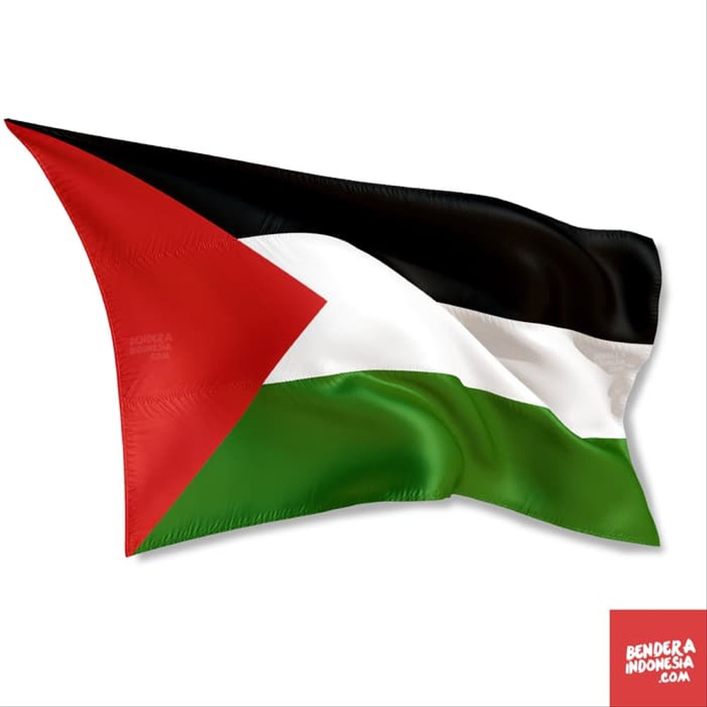 photo Gambar Bendera Palestina Kartun