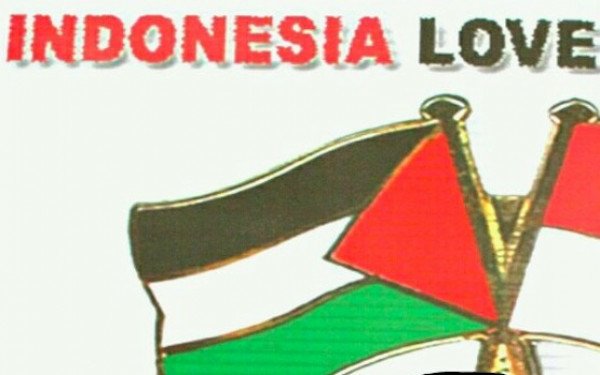 images Gambar Bendera Palestina Love Indonesia