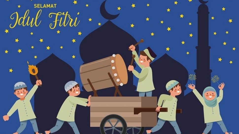 images Gambar Hari Raya Idul Fitri Animasi