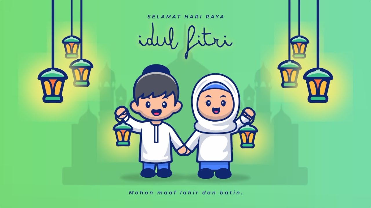 picture Gambar Hari Raya Idul Fitri Animasi