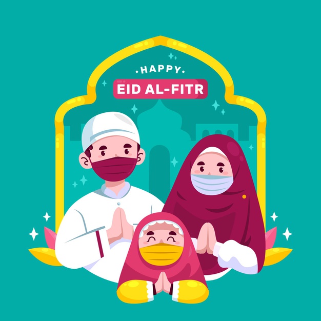 wallpapers Gambar Idul Fitri 2021 Kartun