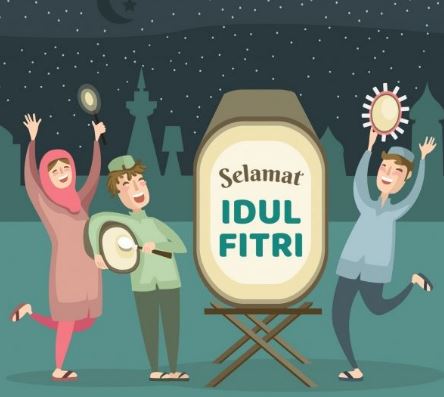 picture Gambar Idul Fitri 2021 Kartun