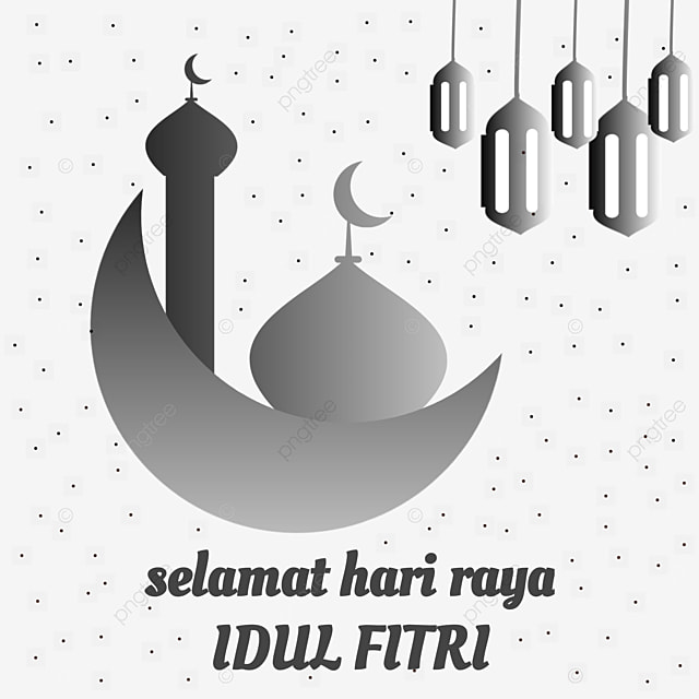 wallpapers Gambar Idul Fitri Hitam Putih