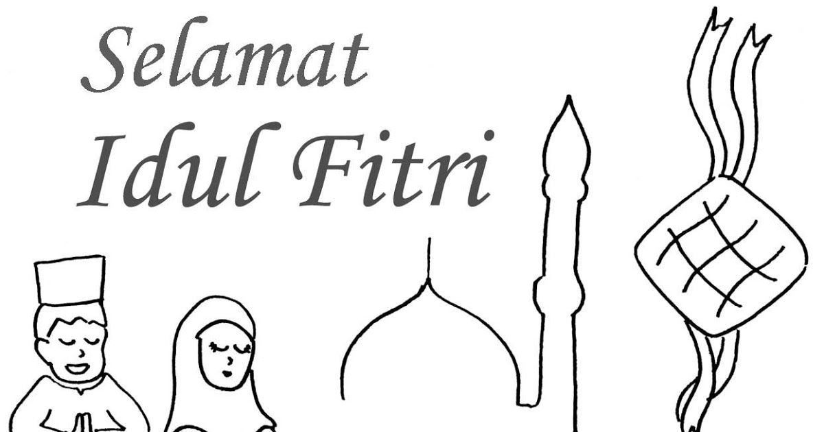 picture Gambar Idul Fitri Hitam Putih