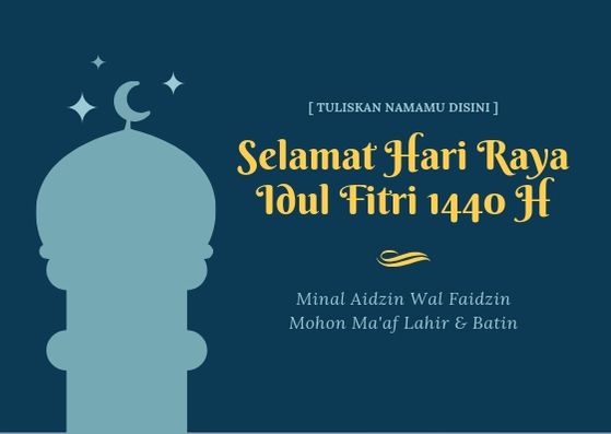 wallpapers Gambar Kartu Ucapan Idul Fitri