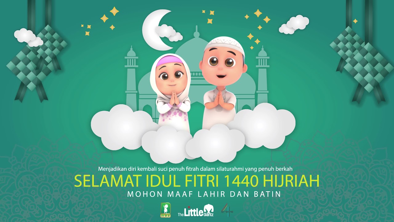 wallpapers Gambar Kartun Selamat Idul Fitri