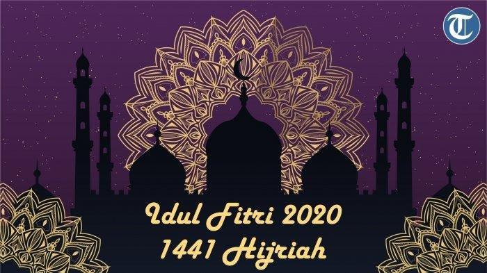 photo Gambar Ucapan Idul Fitri 2020